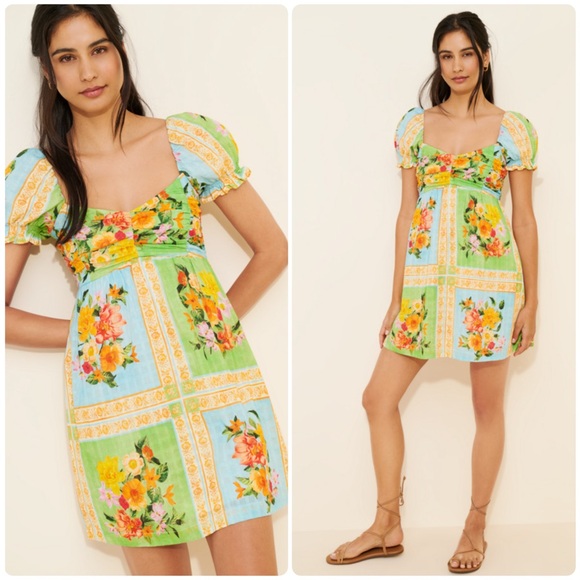Show Me Your MuMu Dresses & Skirts - New! Show Me Your Mumu Annabelle Puff Sleeve Mini Dress 🌻 XL